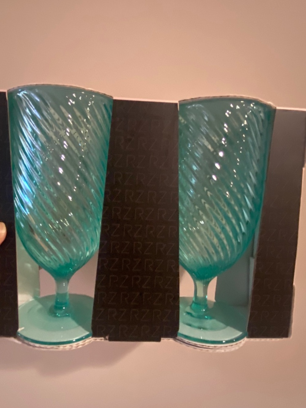 NWT Rachel Zoe Teal Drinkware BPA Free Cups